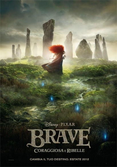 Brave – coraggiosa e ribelle: poster italiano per il nuovo film Pixar