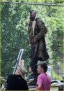 The Dark Knight Rises: video e foto di Bane dal set di Pittsburgh