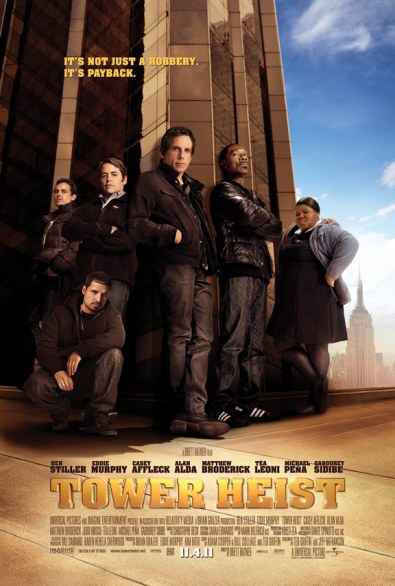 Tower Heist – locandina e primo trailer per la commedia di Brett Ratner con Ben Stiller