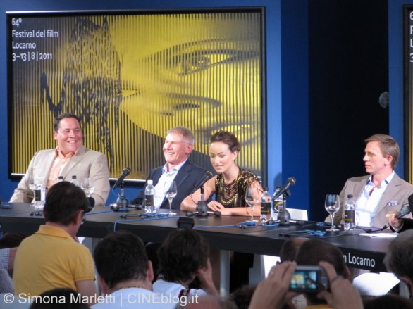 Daniel Craig, Harrison Ford, Olivia Wilde al 64° Festival del Film di Locarno per Cowboys & Aliens