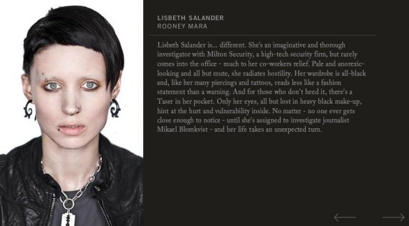 The Girl with the Dragon Tattoo – ecco le foto dei personaggi del remake firmato da David Fincher