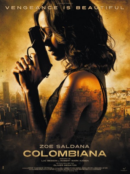 Colombiana con Zoe Saldana – locandine e 6 spot televisivi
