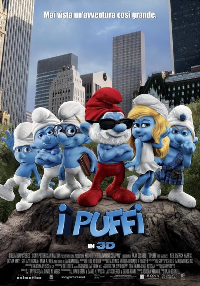 I Puffi 3D: poster italiano, doppiatori e un mare di curiosità