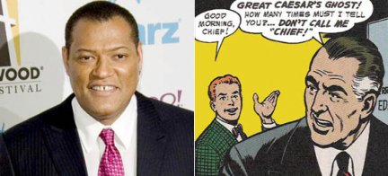 Laurence Fishburne diventa Perry White nel Superman di Zack Snyder