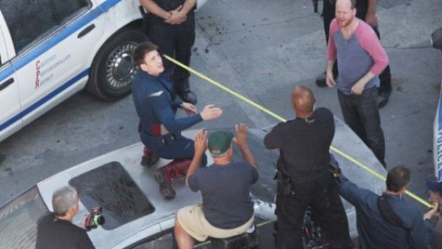 I vendicatori: le foto di Captain America sul set di The Avengers