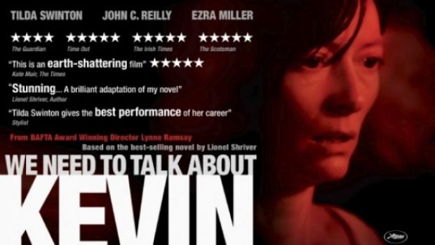 Le locandine di We Need To Talk About Kevin con Tilda Swinton