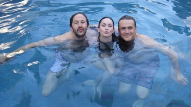 This Is Forty: Chris O’Dowd, Jason Segel e Megan Fox sul set