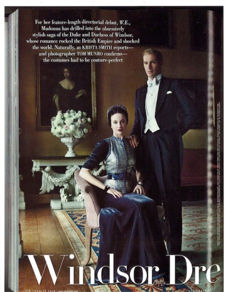 W.E. di Madonna: nuove foto da Vanity Fair