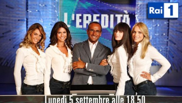 L’Eredità torna stasera su Rai1 con Carlo Conti e nuove professoresse