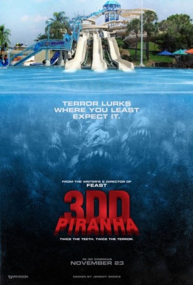 Piranha 3DD: primo poster