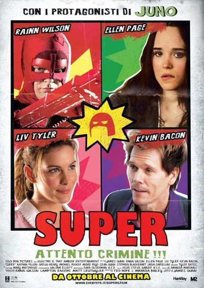 Super di James Gunn arriva finalmente in Italia: ecco la locandina