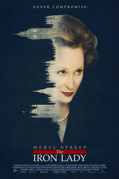 La prima locandina di The Iron Lady con Meryl Streep