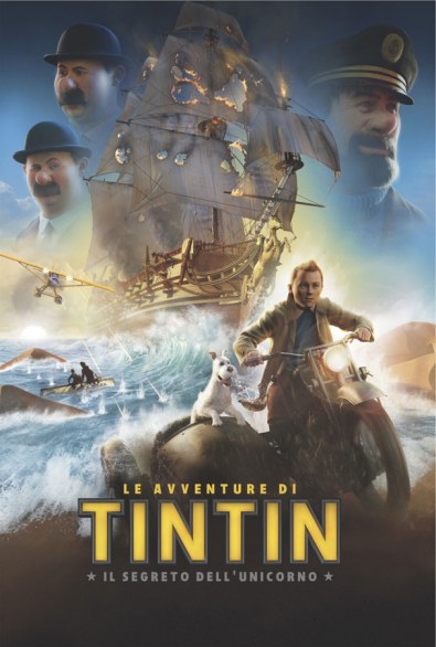 Le avventure di Tintin – Il segreto dell’Unicorno: trailer e poster italiano
