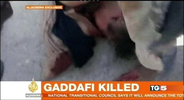 La morte di Gheddafi, speciali in tv di Rai e Mediaset