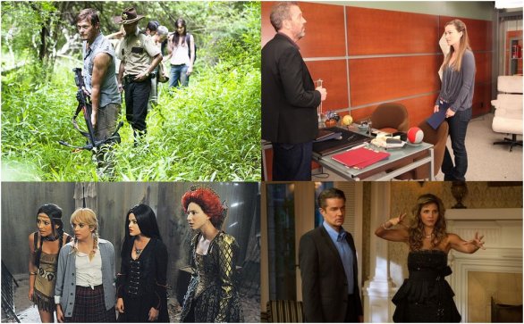 Ascolti Tv Usa 16-21 ottobre: si riprende Dr. House, record per The Walking Dead, bene Pretty Little Liars per Halloween