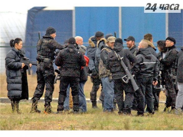 The Expendables 2 – foto di gruppo dal set bulgaro
