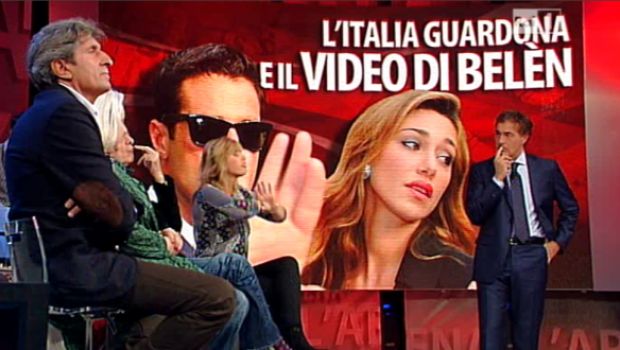 L’Arena – L’Italia guardona e il video di Belen (pretesto per alludere ad altro)