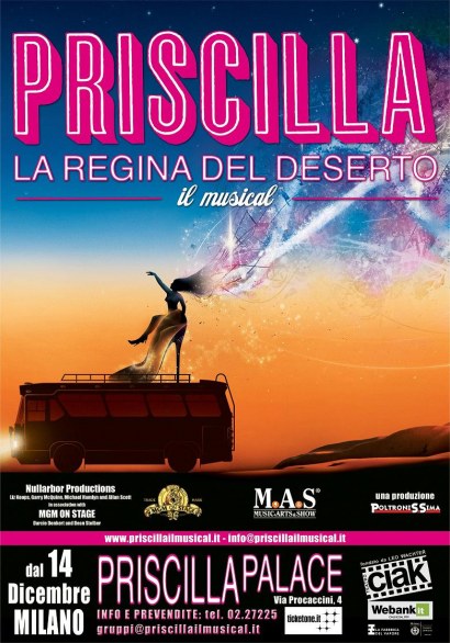 Priscilla la Regina del Deserto sbarca a Milano – showcase e conferenza stampa del musical