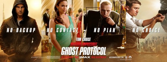 Una manciata di poster per Mission: Impossible – Protocollo Fantasma