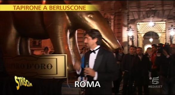 Striscia la notizia, Tapiro d oro a Silvio Berlusconi
