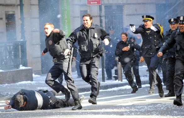 Il Cavaliere Oscuro – Il Ritorno: foto e video dal set a Wall Street