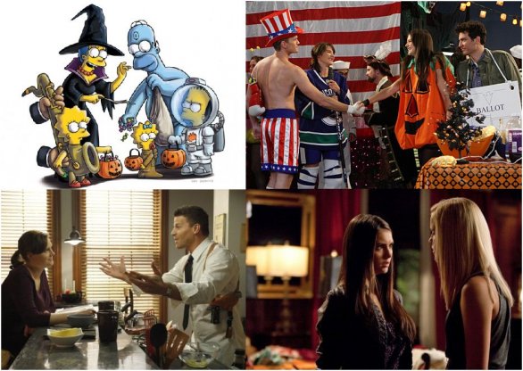 Ascolti Tv Usa 30 ottobre-4 novembre: bene I Simpson ed How I Met Your Mother per Halloween, il ritorno di Bones e The Vampire Diaries