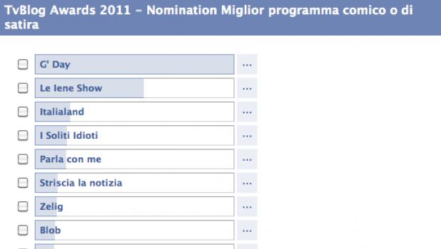 TvBlog Awards 2011 – Il miglior programma comico o di satira