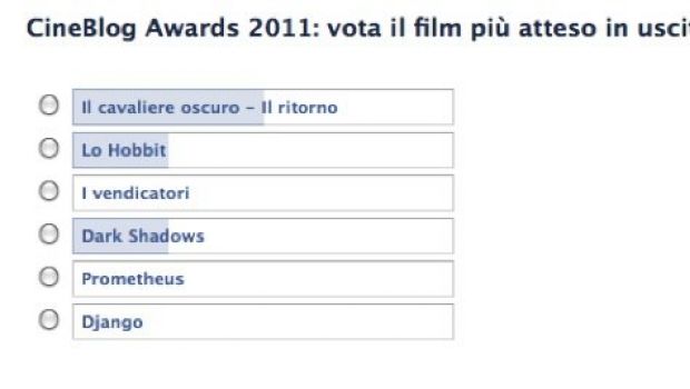 Cineblog Movie Awards 2011: votate il film più atteso del 2012