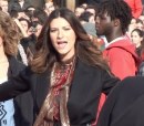 Laura Pausini Inedito – Presentazione e conferenza stampa per il nuovo album (e flash mob in centro Duomo a Milano) Foto e video
