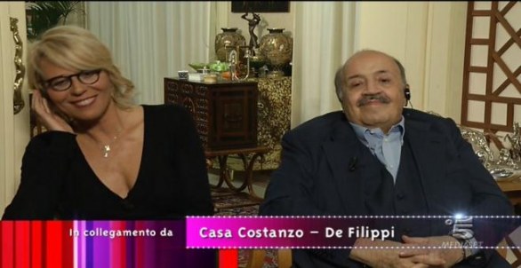 Maria De Filippi, Maurizio Costanzo e Mara Venier a Kalispera