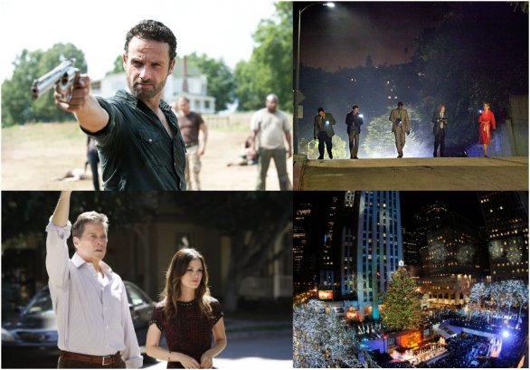 Ascolti Tv Usa 27 nov.-2 dic.: il finale della prima parte di The Walking Dead 2, il ritorno di The Closer, Hart of Dixie e l’accensione dell’albero di Natale a Rockefeller Center