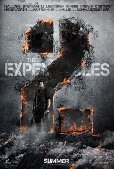 Primo poster ufficiale per The Expendables 2 – I Mercenari 2