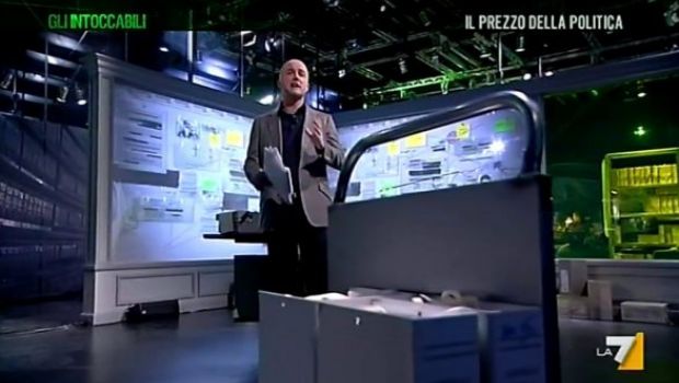 Gli Intoccabili di La7 promosso in prima serata da mercoledì 14 dicembre