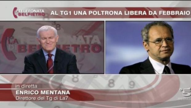Mentana alla Telefonata di Belpietro: “Voglio guardare in faccia i miei giornalisti e se c’è un patto di fiducia le dimissioni rientreranno”