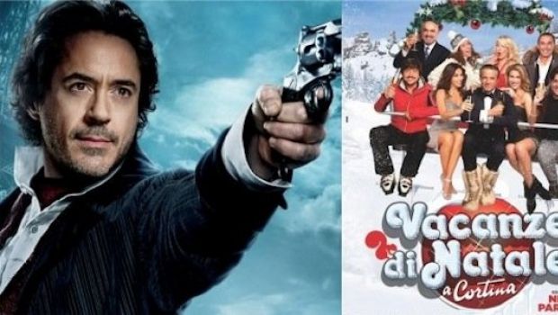 Sherlock Holmes 2 vs. Vacanze di Natale a Cortina: è guerra di comunicati