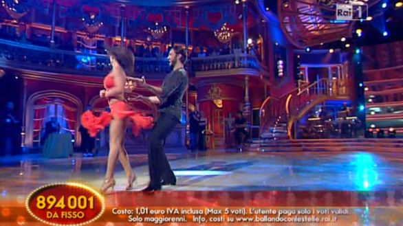 Ballando con le stelle 2012 – Del Vecchio contro Alex Belli