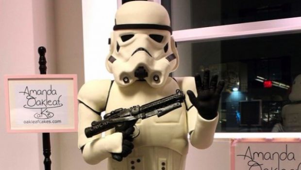 Guerre Stellari: la torta a forma di Stormtrooper