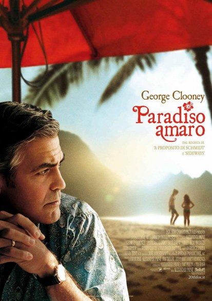 Paradiso amaro – locandina e trailer italiano per il film premiato ai Golden Globes