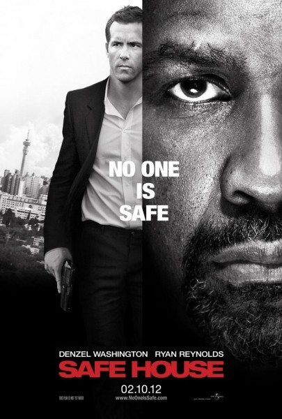 Primo poster per Safe House, thriller con Denzel Washington e Ryan Reynolds protagonisti
