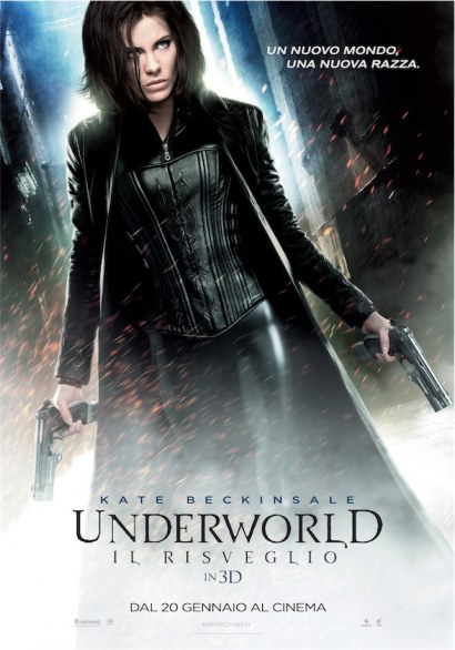 Locandina italiana per Underworld – Il Risveglio in 3D