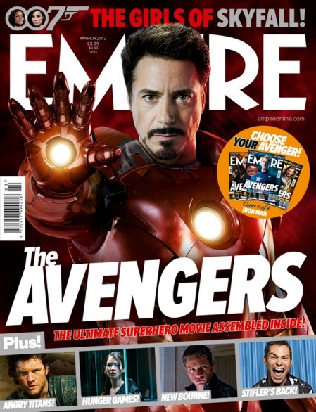 4 cover diverse per Empire: è The Avengers Mania
