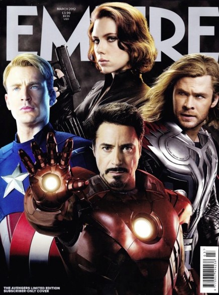 The Avengers sulla copertina di Empire
