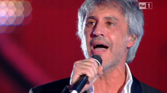 Sanremo 2012 – Francesco Renga con Sergio Dalma in Il mondo-El mundo