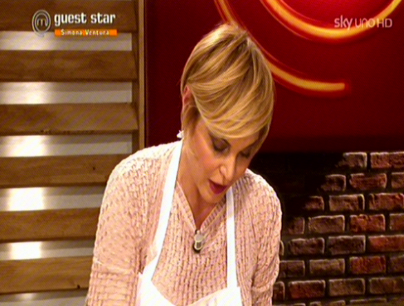 Il tiramisù di Simona Ventura a Masterchef Guest Star