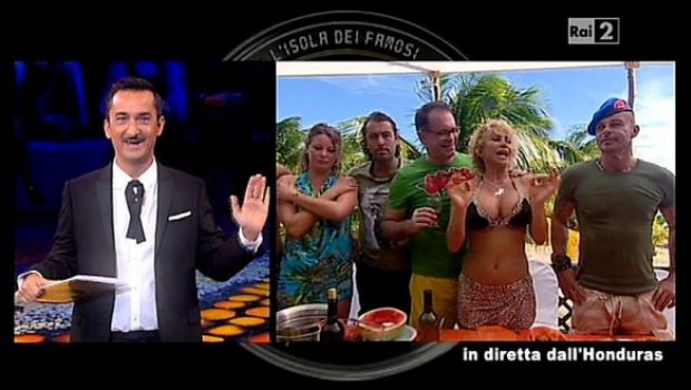 L’Isola dei Famosi 2012 – Seconda puntata del 2 febbraio. Arianna David eliminata, Rossano Rubicondi ritirato. Cecchi Paone, Harrow e Marini in nomination