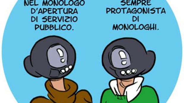 Monti in tv