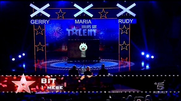 Bit, l’animaletto virtuale di Italia’s got talent