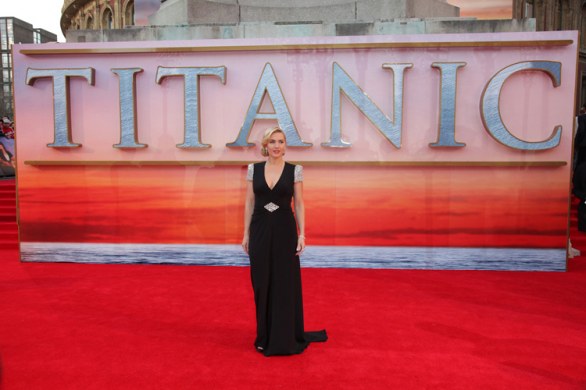 Titanic in 3d foto dal red carpet