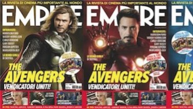 4 copertine dedicate a The Avengers per Empire Italia