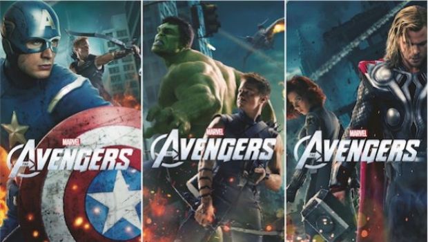 5 character banner italiani per The Avengers